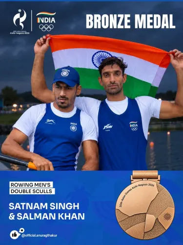 Anurag Thakur hails India's Silver in Men's Rowing at Asian Games 2026
