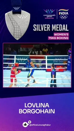 Anurag Thakur Hails Lovlina Borgohain's CWG 2026 Silver
