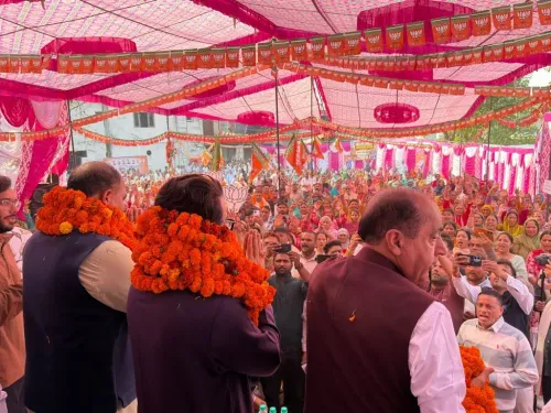 Anurag Thakur Honours Newly Elected Panchayat Reps in Kutlehar