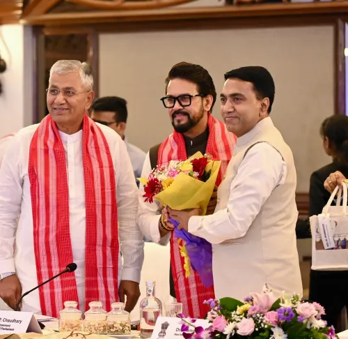 Anurag Thakur Meets Goa CM on One Nation One Election Bill