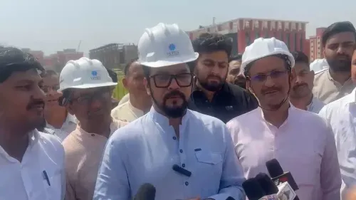 Anurag Thakur pitches BJP 'double engine' govt for Punjab
