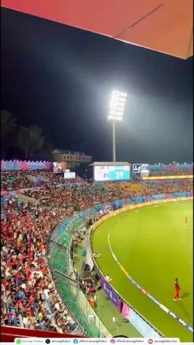 Anurag Thakur Signals Cricket in the Himalayas
