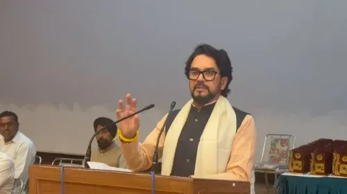 Anurag Thakur targets Congress over 'borrow and bail out friends' policy