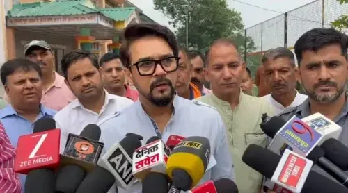 Anurag Thakur targets opposition over institution criticism