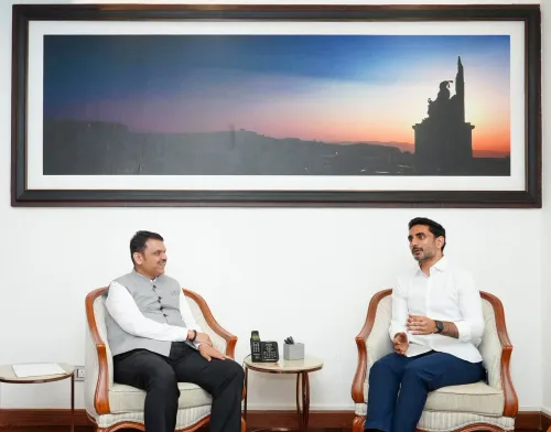 AP Minister Nara Lokesh Calls on CM Fadnavis in Mumbai