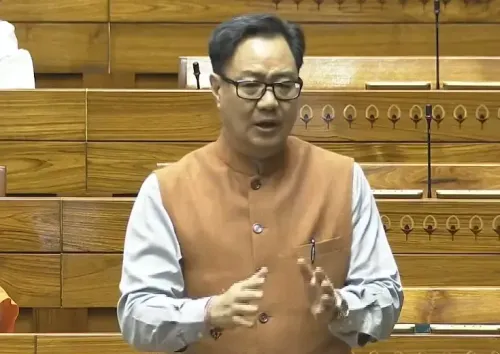 कांग्रेस के सदस्यों का आचरण बिगड़ा: किरेन रिजिजू का कड़ा बयान