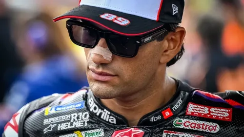 Jorge Martin wrist fracture: Aprilia 'quite positive' on Malaysia GP return