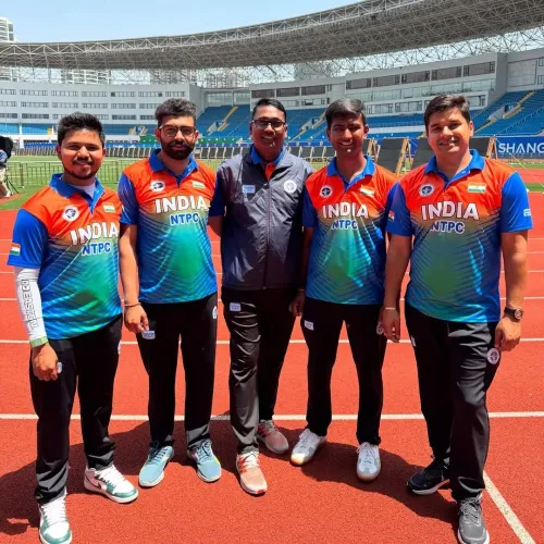 How Did India's Men’s and Women’s Compound Teams Secure Gold in Shanghai?