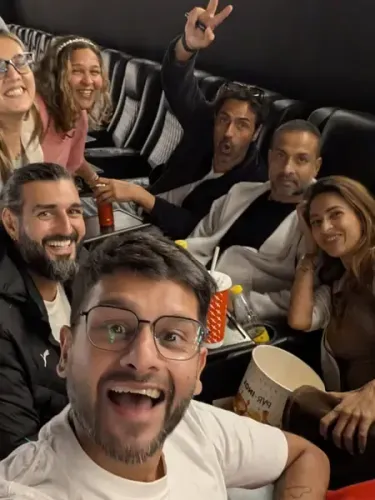 Arjun Rampal has a 'blast' watching 'Dhurandhar' with his 'Goa Gang'