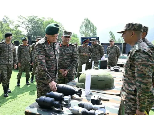 Army Chief Gen Dhiraj Seth reviews LoC combat readiness in J&K