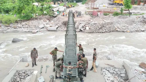 Army builds 34-metre bridge to restore Siliguri-Mirik link after floods