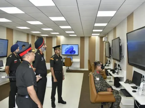 Indian Army reviews AEC Centre training and development works at Pachmarhi