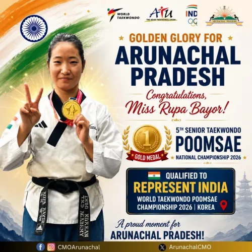 Arunachal's Rupa Bayor wins gold, to represent India in Korea