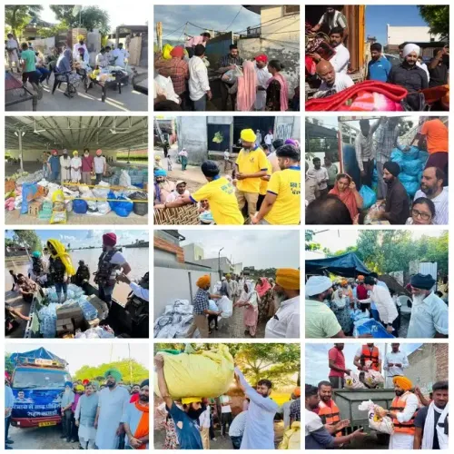 क्या अरविंद केजरीवाल ने पंजाब बाढ़ पीड़ितों की सराहना की और 'आप' कार्यकर्ताओं की सेवा को पुण्य बताया?