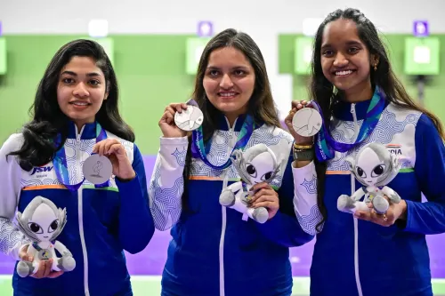 एशियन गेम्स 2026: महिला 10 मीटर एयर राइफल टीम ने जीता सिल्वर, राष्ट्रपति मुर्मु और अमित शाह ने दी बधाई
