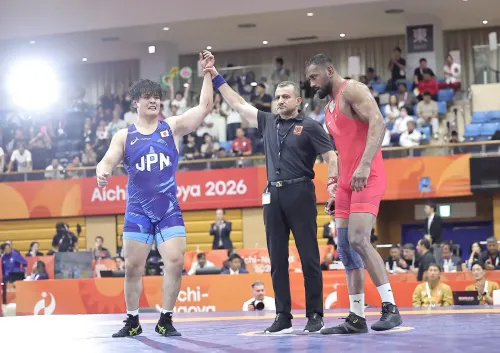 Nitesh Siwach wins Asian Games 2026 Greco-Roman silver, ends India's 64-year wait