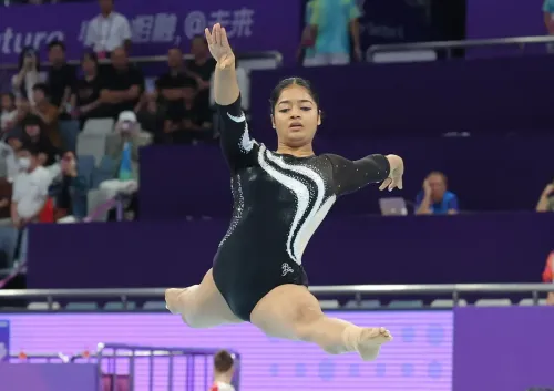 Pranati Nayak finishes 6th in Asian Games vault final, improves on Hangzhou