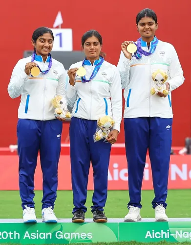 Asian Games 2026: India women's compound archery trio defends gold, equals world record in 238-234 win over China