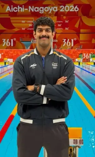 Asian Games 2026: Srihari Nataraj qualifies for 50m backstroke final in Tokyo