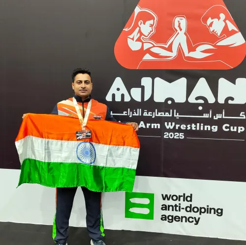 क्या श्रीमंत झा ने एशियन पैरा आर्म रेसलिंग कप में सिल्वर मेडल जीतकर देश का मान बढ़ाया?