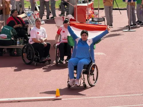 Bhagyashri Jadhav wins silver in women's shot put F34 at Asian Para Games 2026