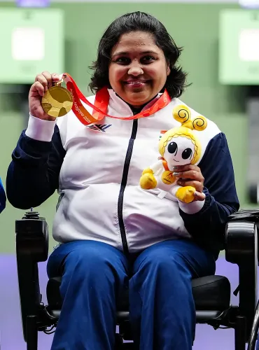 Mona Agarwal wins second Asian Para Games gold, sets world record in 50m Rifle 3P SH1