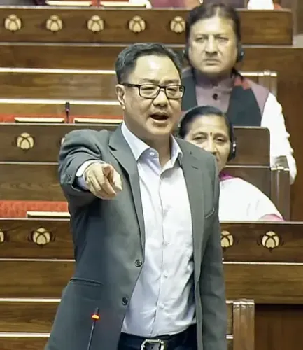 Should Rahul Gandhi Follow Parliamentary Rules as Rijiju Urges Kharge During Rajya Sabha Uproar?