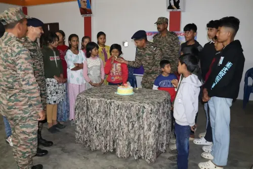 How Did the Assam Army Celebrate New Year with Orphan Children?