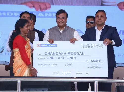 Assam's Chief Minister Launches CMAAA 1.0 Cheque Distribution, Youth Hail Government Support