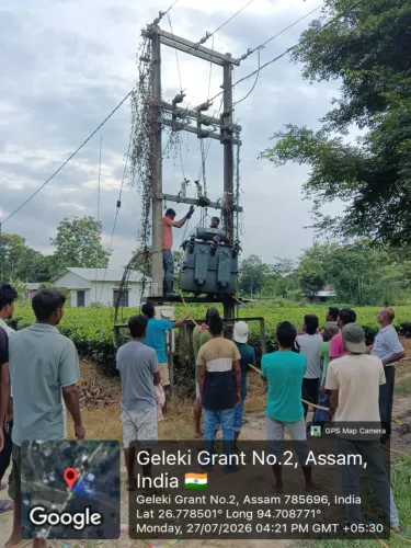 Assam CM Himanta praises APDCL for restoring power in flood-hit Nazira