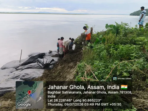 Assam CM Office: Brahmaputra Channelisation Work Underway in Barpeta