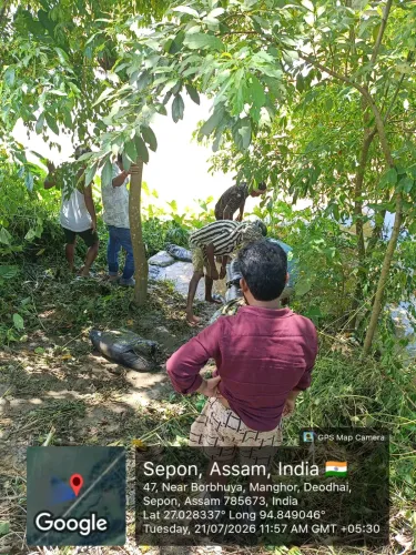Assam CM Office: Flood Fight on Jamuna, Charaideo, Jorhat