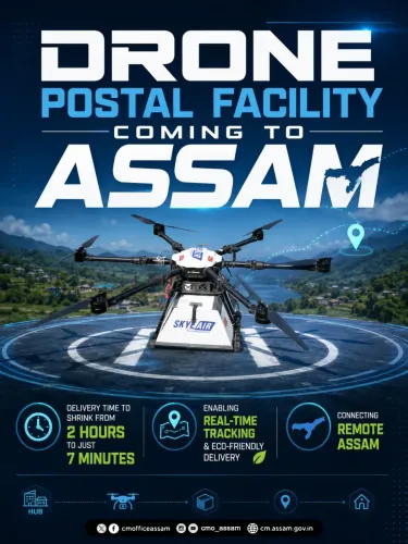 Assam CMO announces drone postal service for remote regions