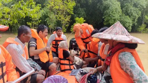 Assam floods: NDRF evacuates 4,037, rescues 59 as rivers rise