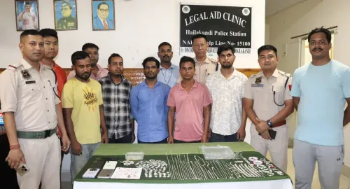 हैलाकांडी चोरी कांड: पुलिस ने 5 आरोपी दबोचे, 21 ग्राम सोना-चांदी के गहने बरामद