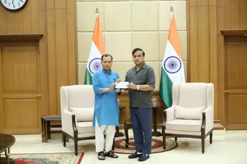 Assam MLA Parama Raj donates salary to CM Relief Fund