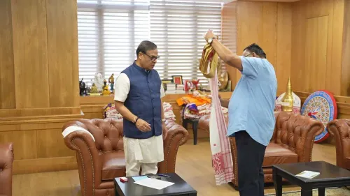 Assam MP Jogen Mohan donates first salary to CM Relief Fund