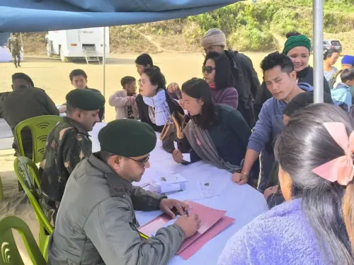 How did Assam Rifles Organize a Mega Medical Camp under 'Operation Sadbhavana'?