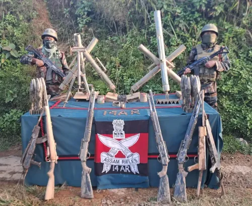 What Did the Assam Rifles Discover in Mizoram?