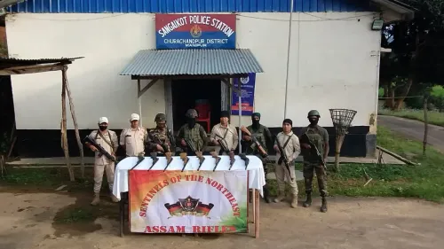 Did Assam Rifles Successfully Seize Illegal Arms in Manipur?