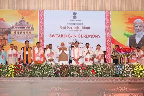 Himanta Biswa Sarma sworn in as Assam CM for second term, NDA leaders pledge development push