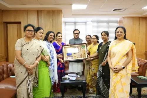 Assam Women's Commission Delegation Meets CM Himanta
