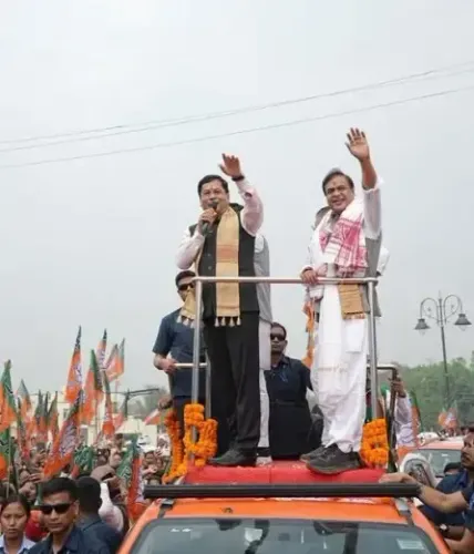 Sonowal hails BJP-NDA's Assam win as mandate for development