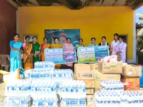 Assam's Lakhpati Baidews Carry Relief to Flood-Hit Upper Assam