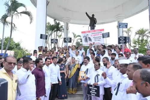 What Led to the Assault on Constitutional Values? NCP SP Protests Against Attack on CJI