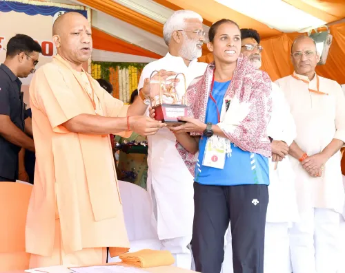 How Did CM Yogi Honor Outstanding Players at the 36th Regional Sports Meet?