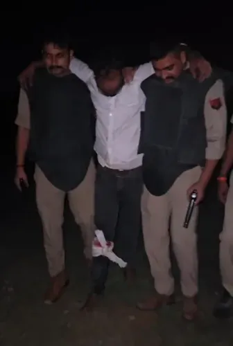 आजमगढ़ शादी में हत्या: मुठभेड़ के बाद 24 घंटे में मुख्य आरोपी गिरफ्तार, पैर में लगी गोली