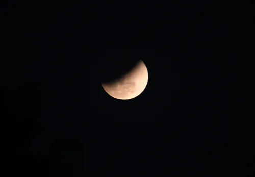 Lunar Eclipse Observable in North 24 Parganas