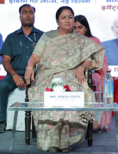 Chief Minister Rekha Gupta at Bhim Jyoti Utsav 2026 in New Delhi