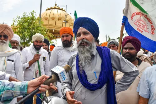 Amritsar: Farmers Hold Motorcycle Rally Against Proposed India-US Trade Deal